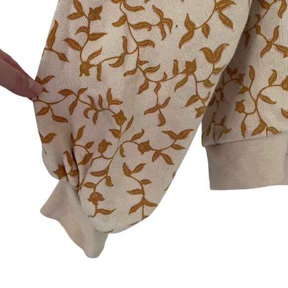 Ulla Johnson Ebba Pullover Size S NWOT French Terry Puff Sleeve Boxy Sweatshirt - Picture 7 of 7